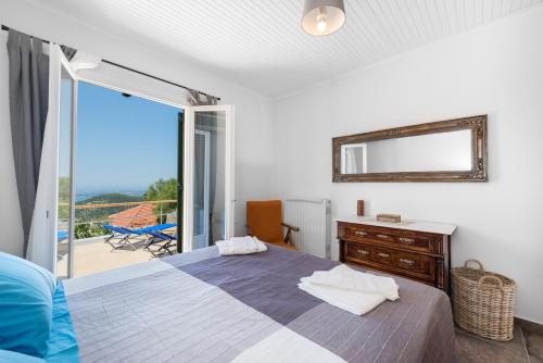 Кровать или кровати в номере Private Villa Bonora