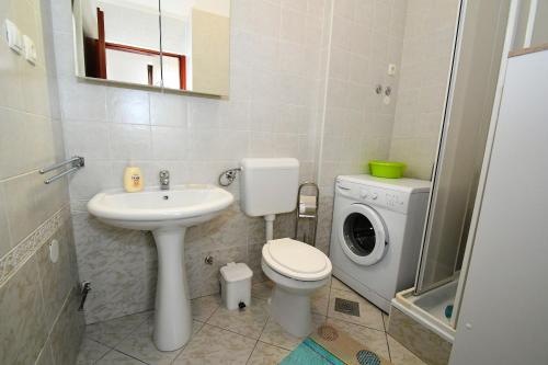 Koupelna v ubytování Studio apartman Kris