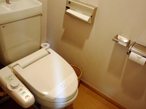 Koupelna v ubytování Hotel Ravie Kawaryo