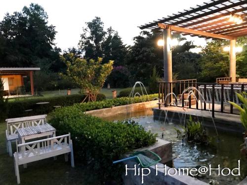 Zahrada ubytování Hip Home at Hod