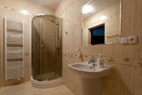 Vonios kambarys apgyvendinimo įstaigoje Pensjonat Czardasz