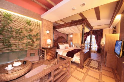 Postel nebo postele na pokoji v ubytování Luxembourg Hills Homestay