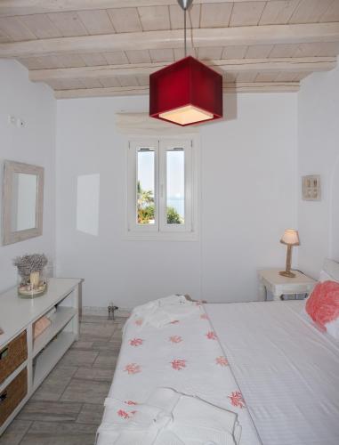 Кровать или кровати в номере Villa Elan Fanari