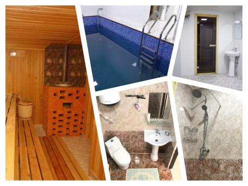 Koupelna v ubytování Nomad Hotel