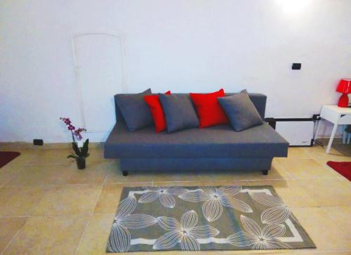 Zona de estar de La casa di Carol