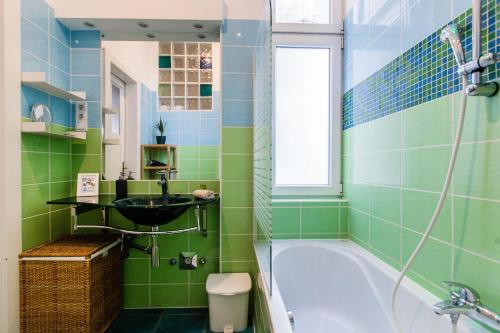Kúpeľňa v ubytovaní Green Oasis On The Top of Budapest
