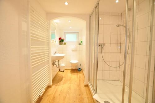 Ванная комната в Hotel Anneliese