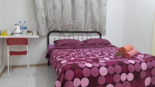 Ένα ή περισσότερα κρεβάτια σε δωμάτιο στο Vista Alam Serviced Apartment iCity IDCC SACC PKNS UiTM MSU Avisena