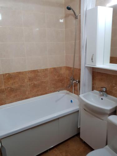 Kúpeľňa v ubytovaní Apartment Stefan cel Mare 3