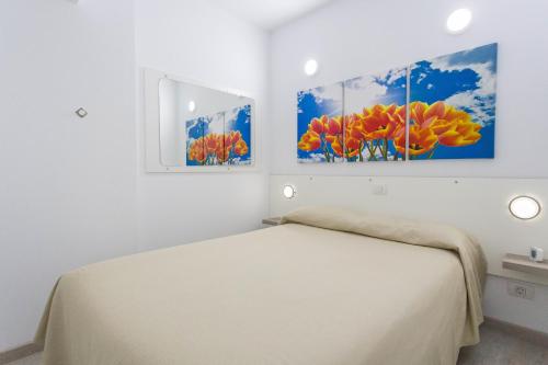 Cama o camas de una habitación en Beach House LeyBer