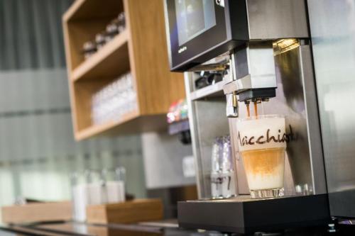 Kuchyň nebo kuchyňský kout v ubytování Gästehaus der zvoove Akademie