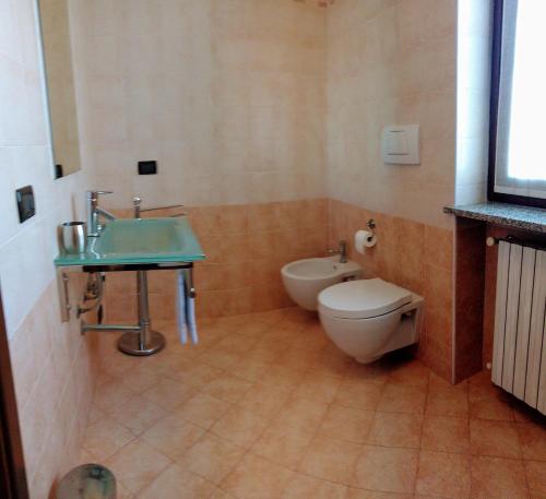 Ett badrum på Cascina Bellezza