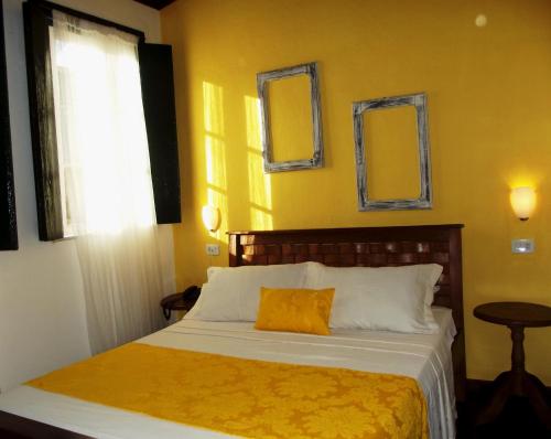 Cama o camas de una habitación en Luna Bahia Pousada