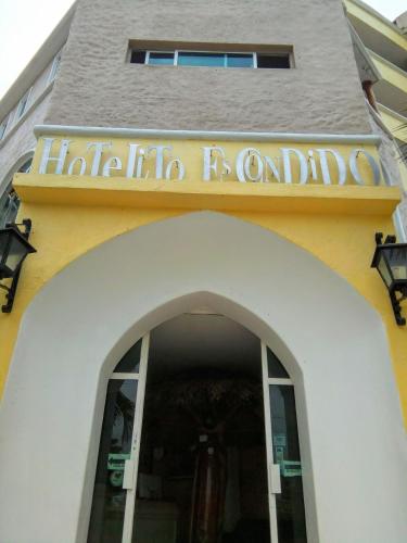 Η πρόσοψη ή η είσοδος του Hotelito Escondido