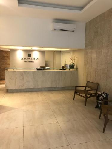Ο χώρος του λόμπι ή της ρεσεψιόν στο Leblon Flat