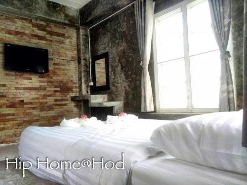 Postel nebo postele na pokoji v ubytování Hip Home at Hod