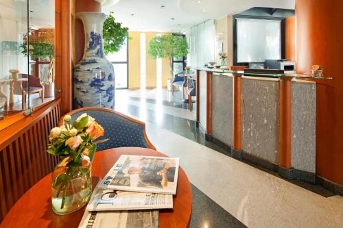 Posezení v ubytování Arosio Hotel