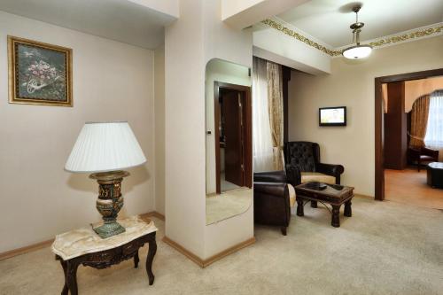 Zona de estar de Seckin Hotel