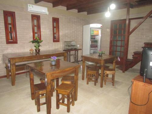Dapur atau dapur kecil di Pousada Punta Cana