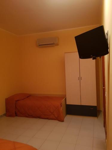 TV a/nebo společenská místnost v ubytování Hotel Mariagrazia