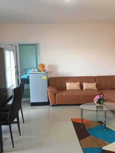 Χώρος καθιστικού στο Connect Apartment