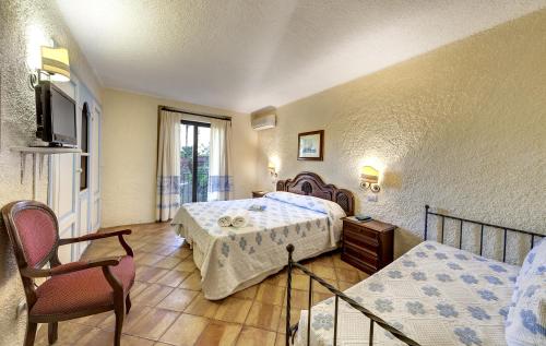 Posteľ alebo postele v izbe v ubytovaní Hotel Colonna San Marco