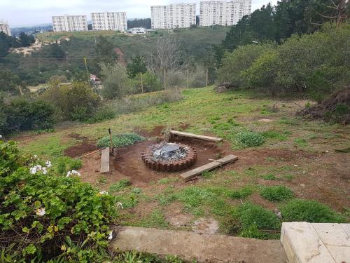 Κήπος έξω από το Casa Algarrobo Chile