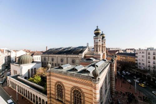 Výhľad na mesto Budapešť alebo výhľad na mesto priamo z apartmánu