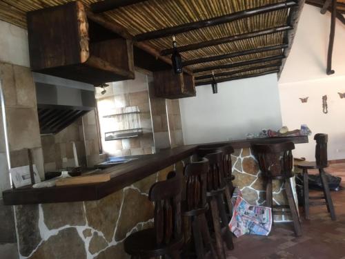 Köök või kööginurk majutusasutuses La Casona Cucaita