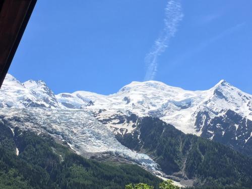 冬のAppartement Chamonix Vue Mont Blancの様子