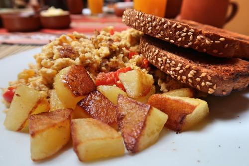 ロッジの敷地内または近くでの食事または食べ物