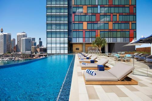 
The swimming pool at or near Sofitel Sydney Darling Harbour
