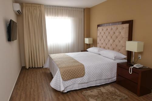 Cama o camas de una habitación en Taos Apart Hotel