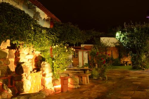 Hostal Pachamamaにある庭