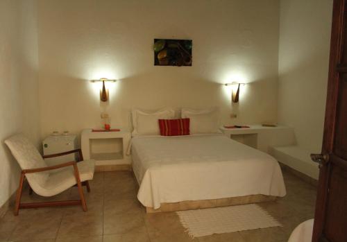 Cama o camas de una habitación en Casa Del Tejadillo