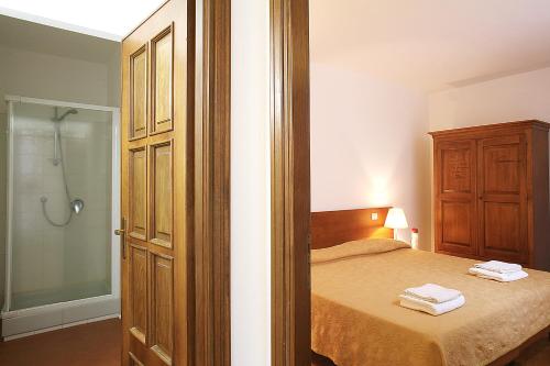 Kylpyhuone majoituspaikassa Residence Borgo San Sebastiano