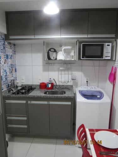 Virtuve vai virtuves zona naktsmītnē Smart Residence Flat - FLAT 1009