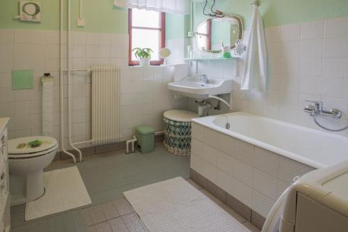 Apartments Banko tesisinde bir banyo