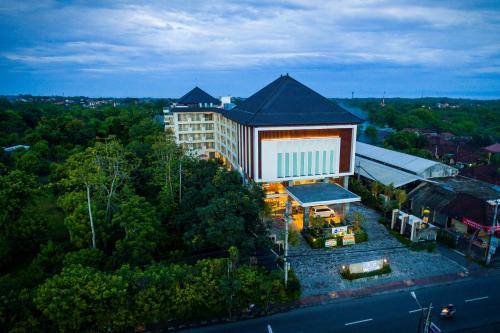 an overhead view of a large building with a building at Best Western Kamala Jimbaran in Jimbaran
