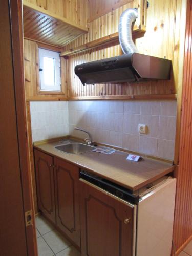Kuchyň nebo kuchyňský kout v ubytování Balogiannis Hotel