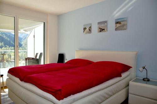 Postel nebo postele na pokoji v ubytování Chasa Miramunt 7