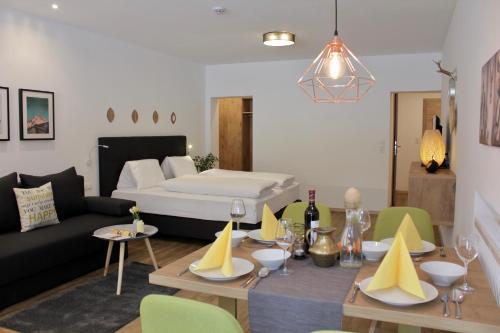 Postel nebo postele na pokoji v ubytování Seelos - Alpine Easy Stay - Bed & Breakfast