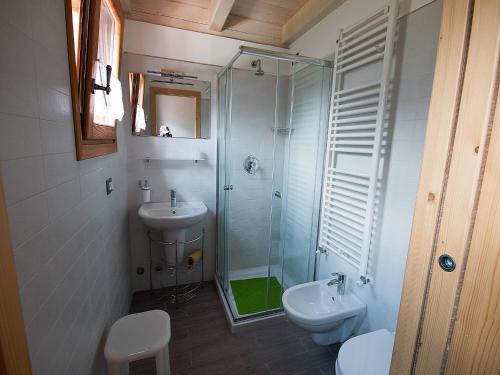 A bathroom at agriturismo la Meta