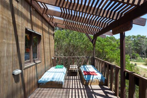 Μπαλκόνι ή βεράντα στο Eco House Via Verde