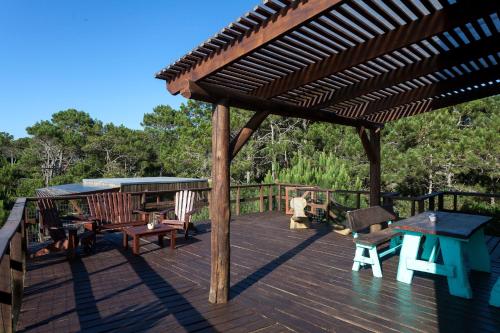 Μπαλκόνι ή βεράντα στο Eco House Via Verde
