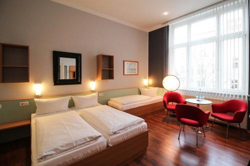 Posezení v ubytování Hotel Sachsenhof
