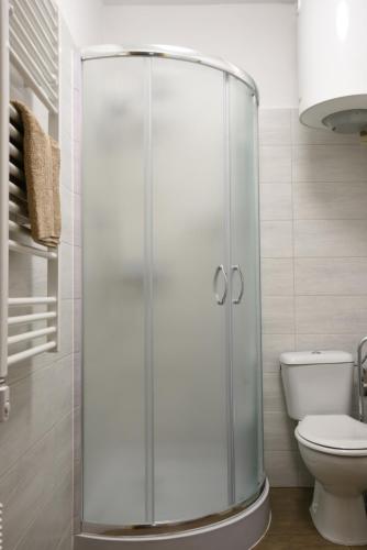 Koupelna v ubytování Apartmány Vízmberk