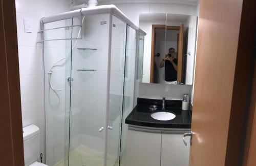 Ένα μπάνιο στο O melhor 2 qtos da praia de Cabo Branco