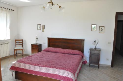 Postel nebo postele na pokoji v ubytování Campocane Oaks