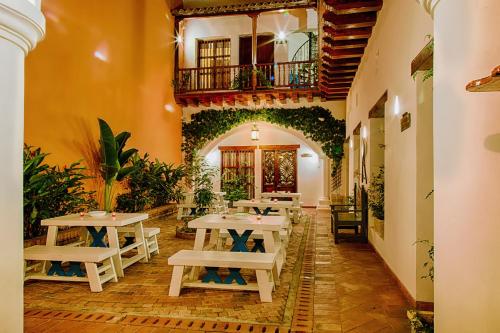 Posezení v ubytování Casa D´Remedios La Bella Hotel Boutique